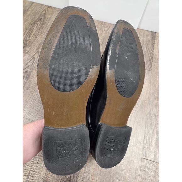 Stacy Adams Blake Men's 20133-001 Moc Toe Slip On Dress Shoes 8.5M Black Loafer - Picture 7 of 10